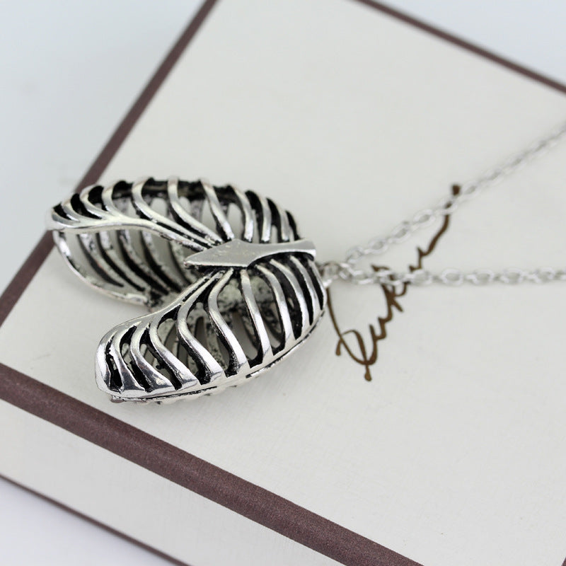 European And American Jewelry Necklace Human Anatomy Pendant Necklace