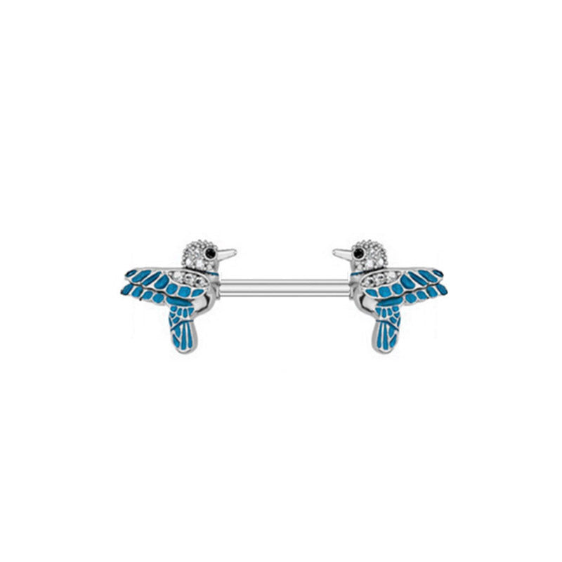 Diamond Nipple Ring Starfish Human Body Piercing Accessories