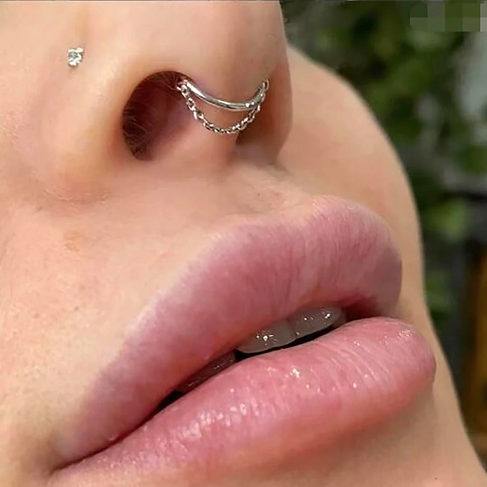 Multi-functional Nose Ring For Human Body Puncture