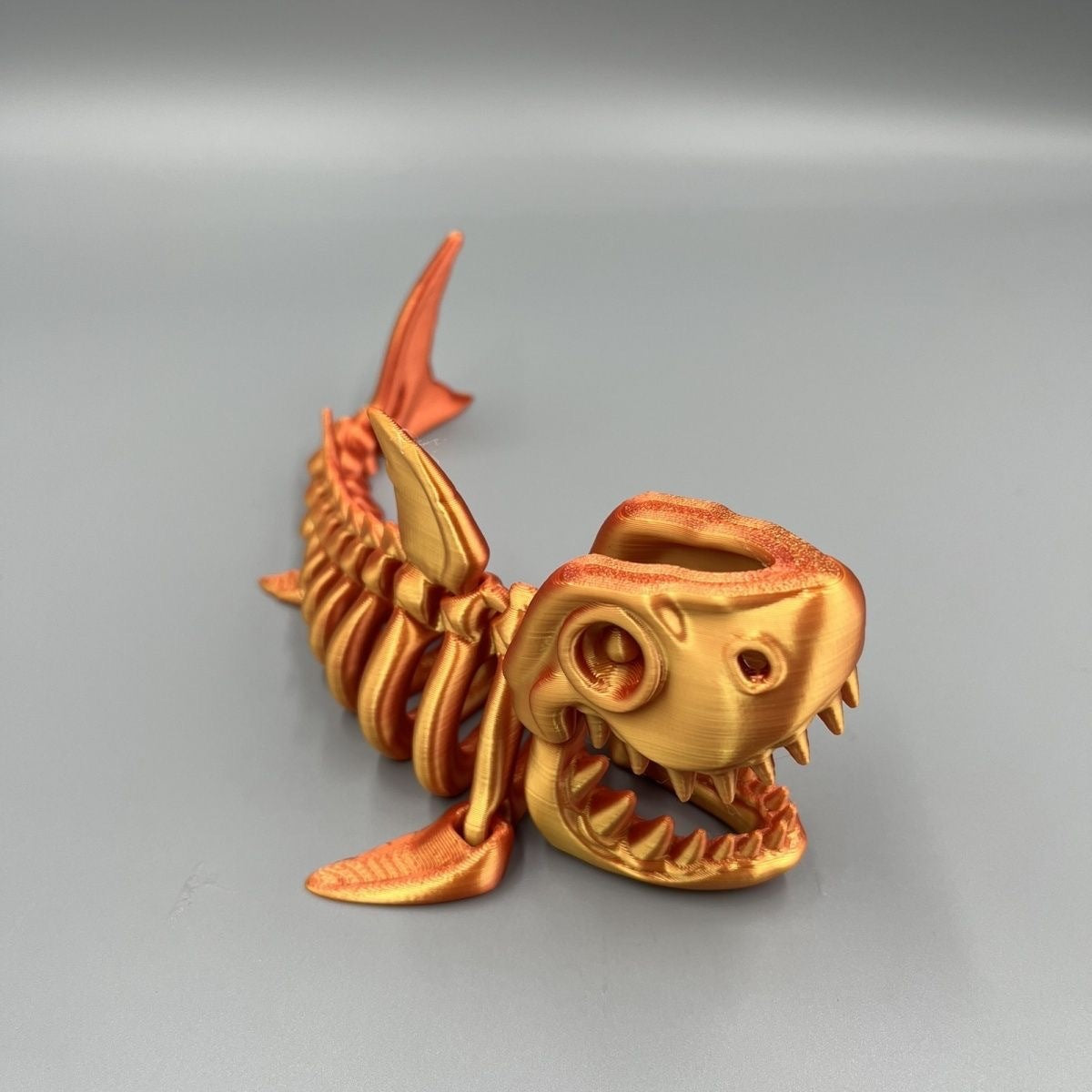 3D Printing Shark Whole Body Movable Joint Creative Toy Decoration