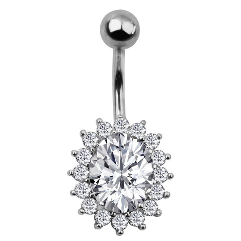 Human body puncture hypoallergenic umbilical nail