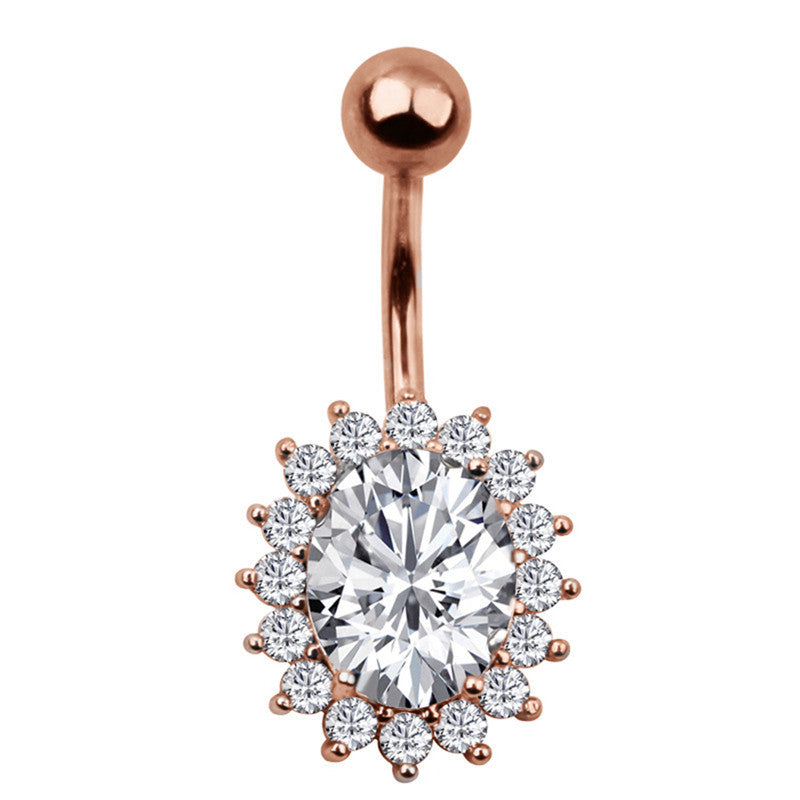 Human body puncture hypoallergenic umbilical nail