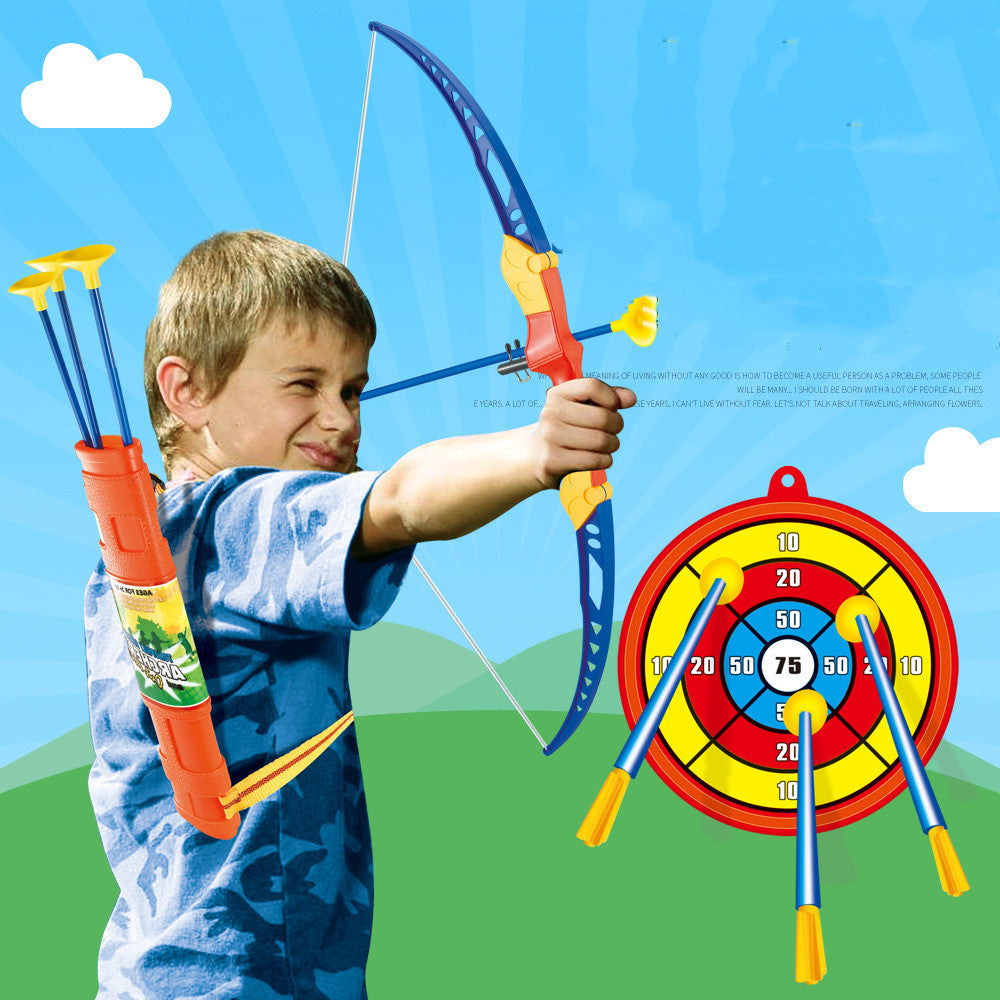 Children's plastic simulation bow and arrow