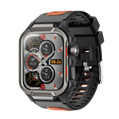 Smart Watch for Men 3ATM Waterproof Smartwatch 1.96 inch screen for Android and iOS Phones Fitness Tracker Watch with 100+ Sports Modes