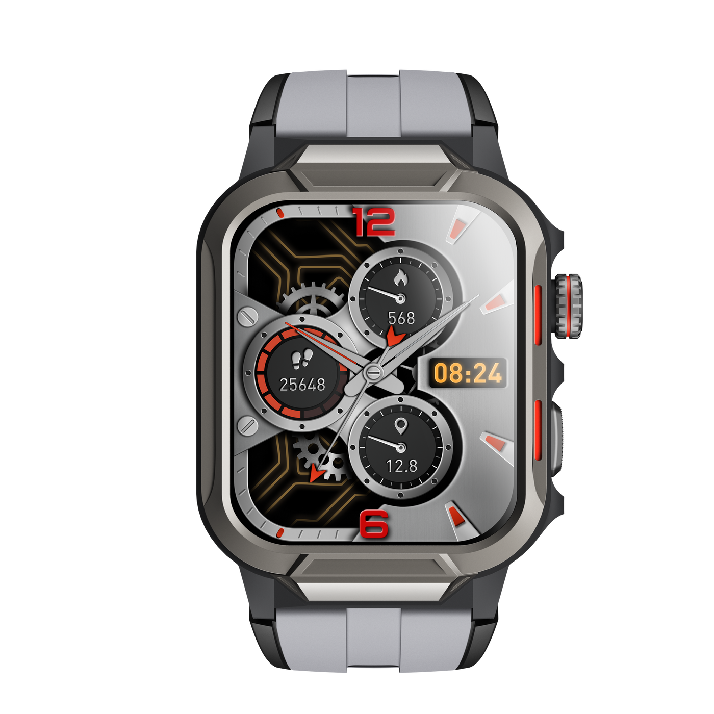 Smart Watch for Men 3ATM Waterproof Smartwatch 1.96 inch screen for Android and iOS Phones Fitness Tracker Watch with 100+ Sports Modes