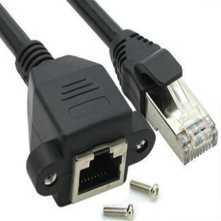 Network Cable Extension Cable Network Male To Female Tape Screw Hole