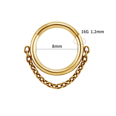 Multi-functional Nose Ring For Human Body Puncture