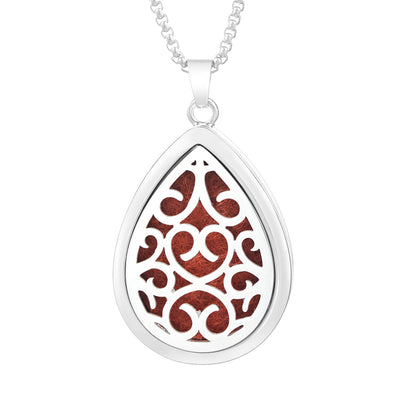 Drop-shaped Aromatherapy Necklace Essential Oil Diffuser Pendant