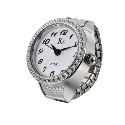 Simple Atmosphere Ring Men And Women Couple Small Jewelry Watch