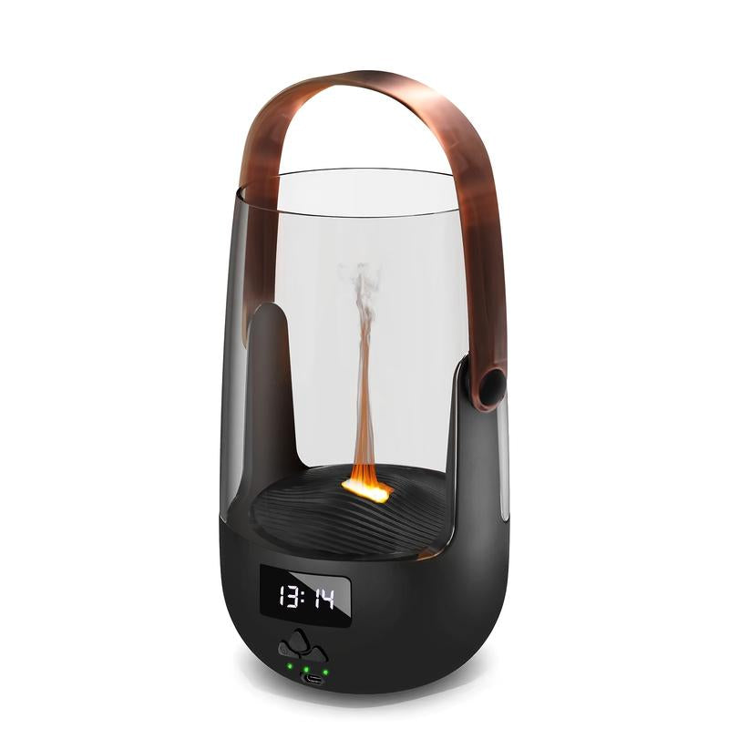 Cozy Nights Redefined 200ML Vintage Flame Diffuser with Programmable Aromatherapy & Safety Auto-Off