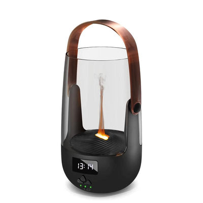 Cozy Nights Redefined 200ML Vintage Flame Diffuser with Programmable Aromatherapy & Safety Auto-Off