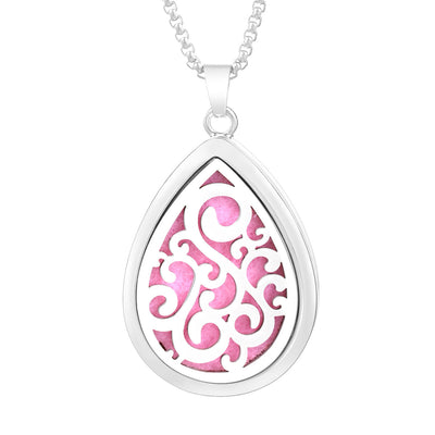 Drop-shaped Aromatherapy Necklace Essential Oil Diffuser Pendant