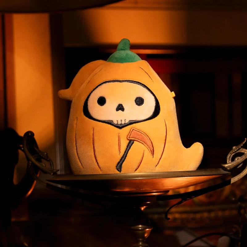 Squishmallows Select Series Otto the Pumpkin Grim Reaper, Halloween Limited Edition, 3 Size Options