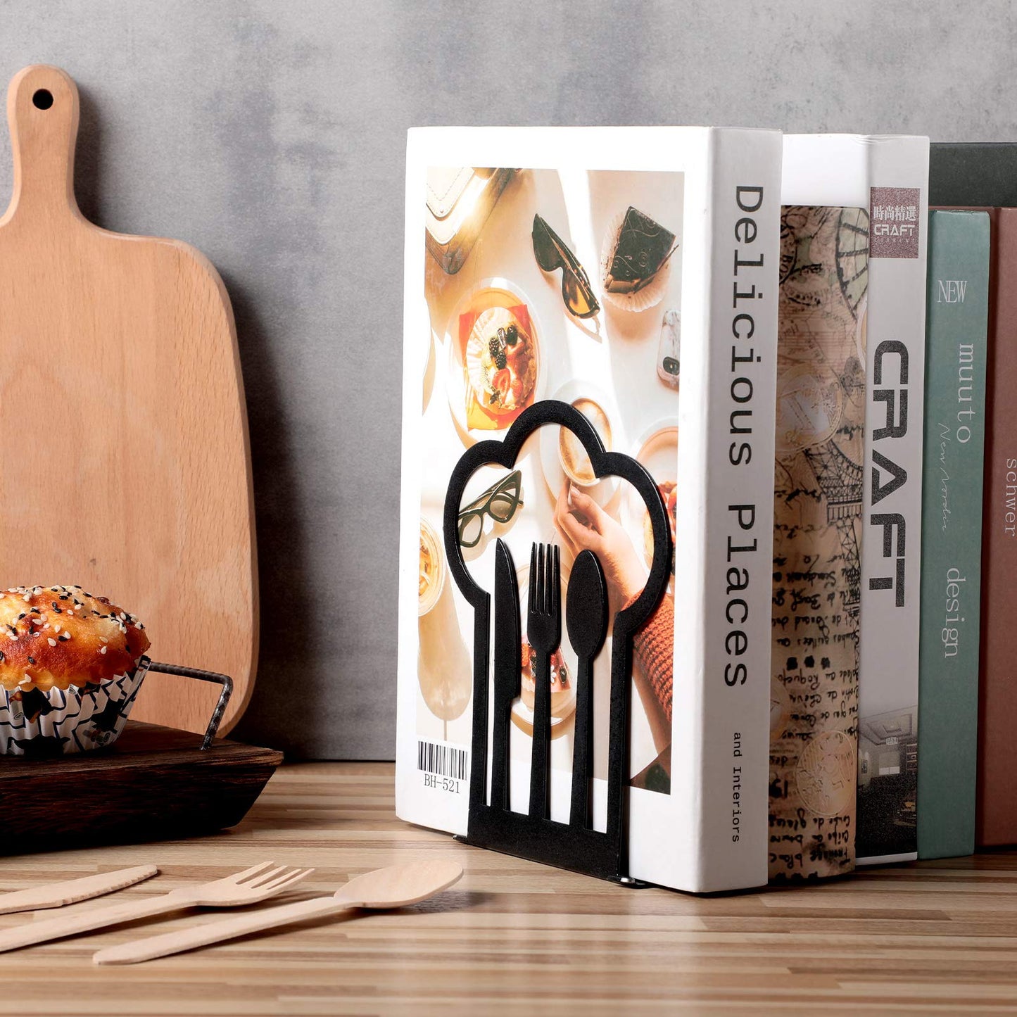Knives And Forks Kitchen Utensils Book Stand Student School Supplies