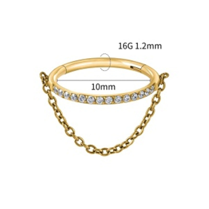 Multi-functional Nose Ring For Human Body Puncture