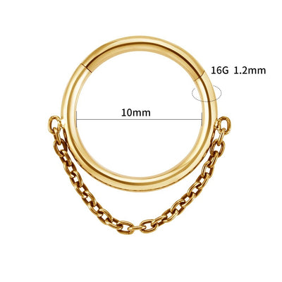 Multi-functional Nose Ring For Human Body Puncture