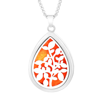 Drop-shaped Aromatherapy Necklace Essential Oil Diffuser Pendant