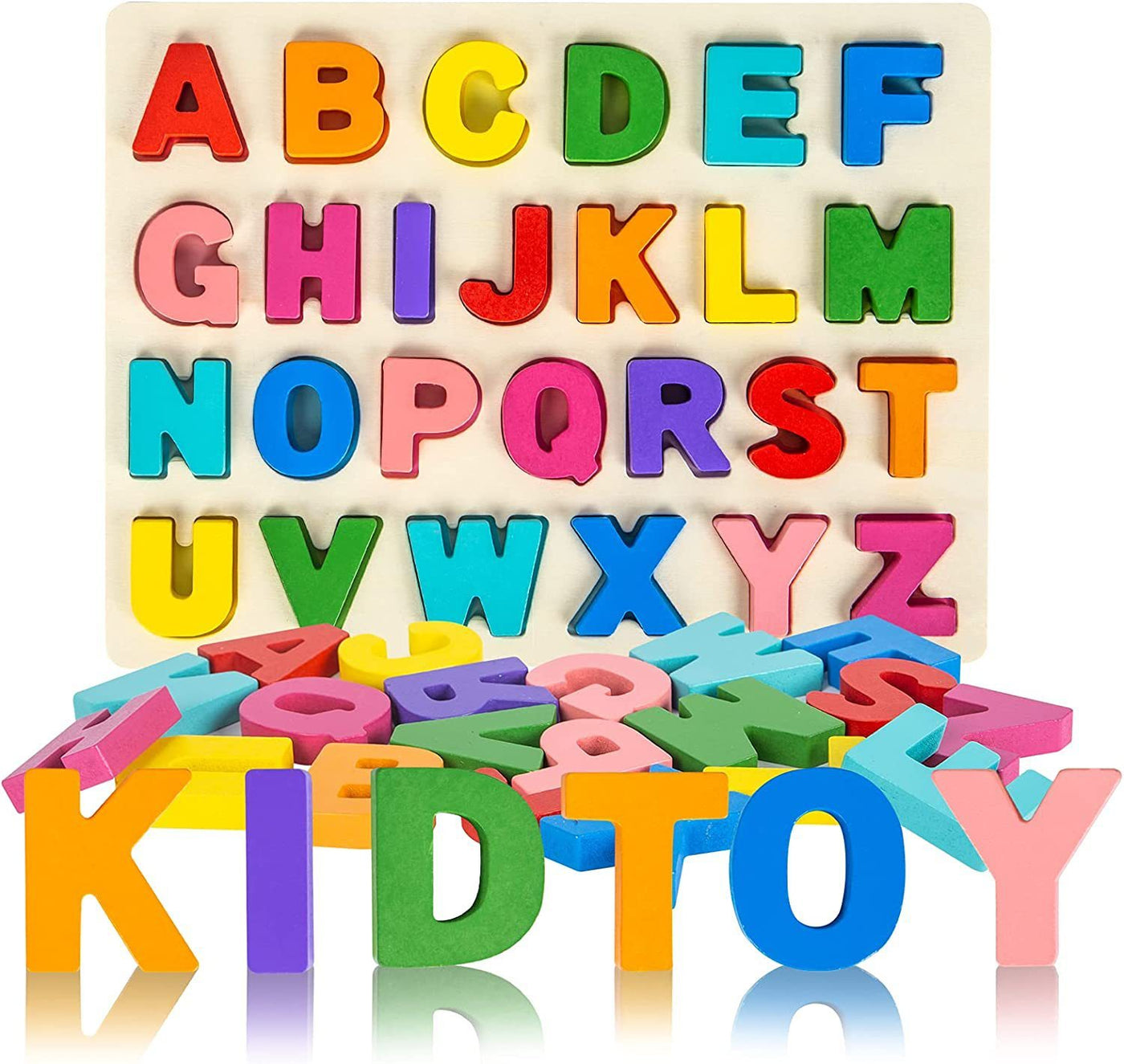 Wooden Puzzle Shape Alphabet Learning Puzzle Toy