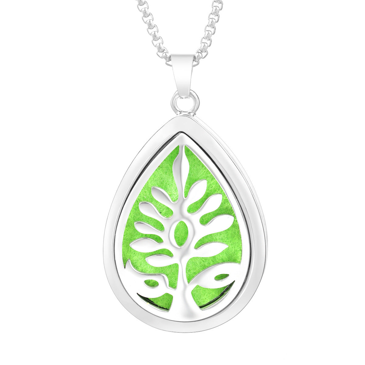 Drop-shaped Aromatherapy Necklace Essential Oil Diffuser Pendant