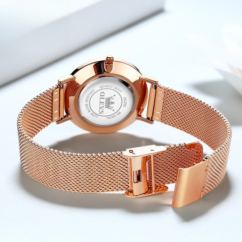 Valentine's Day Thin Men And Women Couple Electronic Quartz Watch