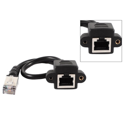 Network Cable Extension Cable Network Male To Female Tape Screw Hole