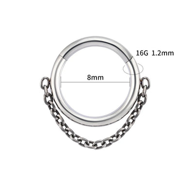 Multi-functional Nose Ring For Human Body Puncture