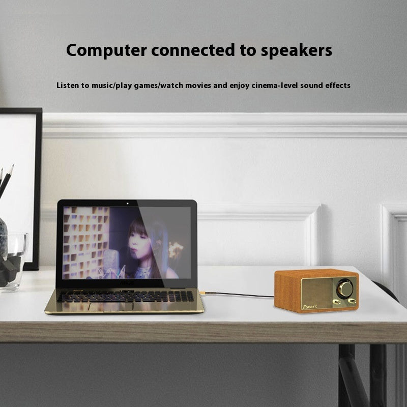 Car AUX Audio Cable Spring Elbow Double Head