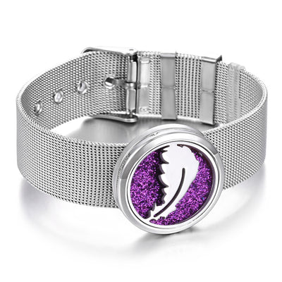Stainless Steel Aromatherapy Bracelet Perfume Diffuser