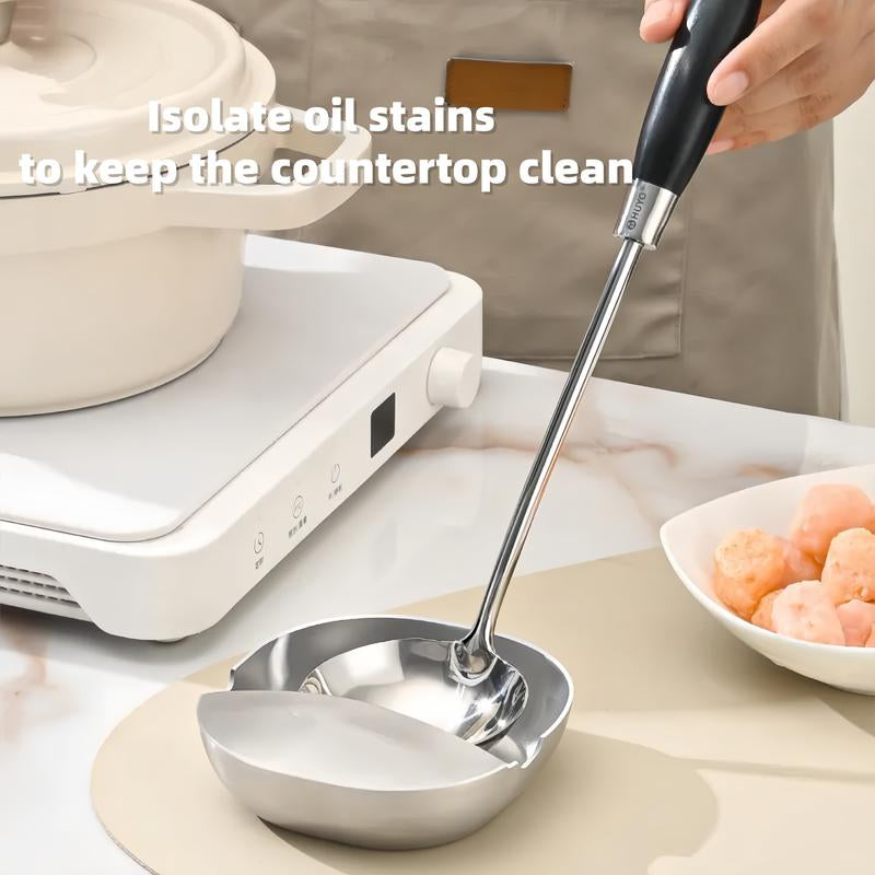 Pot Lid Holder, 1 Count Soup Spoon Rack, Cooking Spatula Rest Holder, Pot Lid Rest Stand, Tableware Storage Rack, Kitchen Supplies